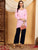 Misha Chikankari Modal Short Kurti (Baby Pink)