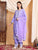 Shiza Chikankari Premium Modal Co-ord Set (Lavender)