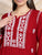 Shiza Chikankari Premium Modal Co-ord Set (Maroon)