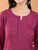 Ananya Chikankari Kurta Pant Cotton Co-ord Set (Wine)