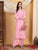 Faiza Chikankari Rayon Co-ord Set (Baby Pink)