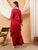 Meher Chikankari Ombre Rayon Co-ord Set (Maroon)