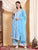 Haya Chikankari Rayon Co-ord Set (Powder Blue)