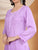 Meher Chikankari Ombre Rayon Co-ord Set (Lavender)