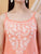 Raha Chikankari Strappy Rayon Co-ord Set (Peach)