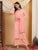 Farha Chikankari Premium Modal Co-ord Set (Peach)