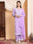 Haya Chikankari Rayon Co-ord Set (Lilac)
