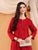 Ananya Chikankari Kurta Pant Cotton Co-ord Set (Maroon)