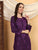 Faiza Chikankari Rayon Co-ord Set (Mauve)