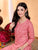 Priya Chikankari Kurta Palazzo Cotton Co-ord Set (Nude Coral)