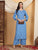 Faiza Chikankari Rayon Co-ord Set (Powder Blue)
