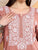 Haya Chikankari Rayon Co-ord Set (Nude Coral)