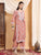 Haya Chikankari Rayon Co-ord Set (Nude Coral)