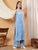 Raha Chikankari Strappy Rayon Co-ord Set (Powder Blue)