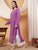 Dua Premium Viscose 3D Chikankari Straight Kurta (Mauve)