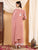 Haya Chikankari Rayon Co-ord Set (Nude Coral)
