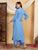 Faiza Chikankari Rayon Co-ord Set (Powder Blue)