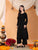 Maryam Chikankari Rayon Co-ord Set (Black)