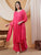 Meher Chikankari Ombre Rayon Co-ord Set (Pink)
