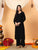 Faiza Chikankari Rayon Co-ord Set (Black)