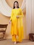 Meher Chikankari Ombre Rayon Co-ord Set (Yellow)